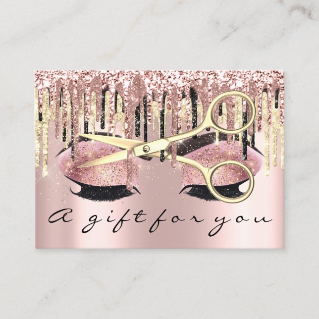 Hairdresser de Certificado de Presente Makeup Lash (Frente)