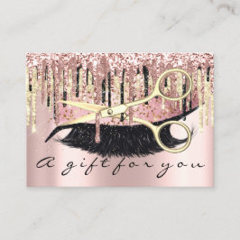 Hairdresser do Certificado de Presente Makeup Lash