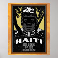 HAITI A pérola do Poster Caribe