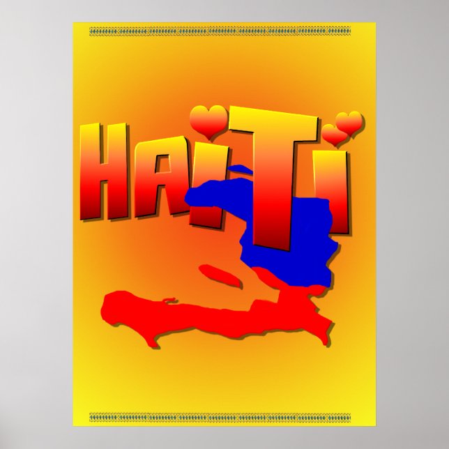 HAITI AMOR Impressão (Frente)