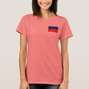 Haiti Flag e Map Dk T-Shirt