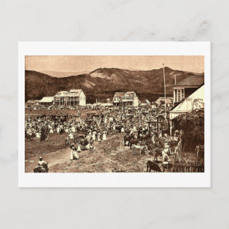 Haiti, Mercado de Porto Príncipe Cartão Postal Ant