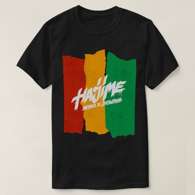 Hajime, Miyagi, Andy Panda, Rasta Classic T-Shirt (Frente do Design)