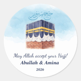 Hajj Mabroor Adesivo e Etiqueta Personalizados par