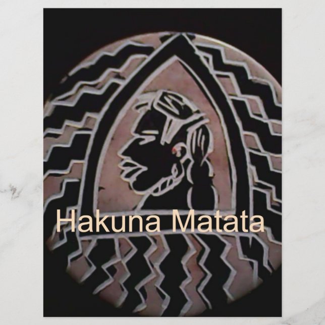 Hakuna Matata Bongo Flavor. (Frente)