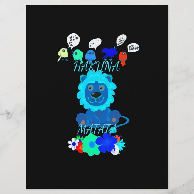 Hakuna Matata Hakunamatata bebê leão king.png (Frente)