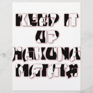 Hakuna Matata Mantenha os presentes