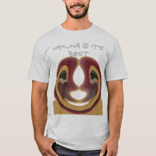 Hakuna Matata @ o seu melhor Modelo de camisa bás