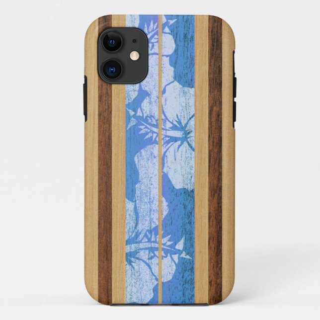 Haleiwa Surfboard Hawaiian iPhone 5 Capas (Verso)