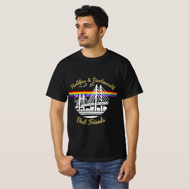Halifax Dartmouth, melhor amigo orgulho, camisa ar (Frente Completa)