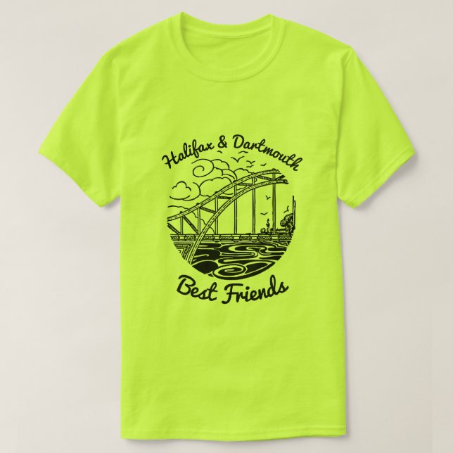 Halifax Dartmouth Nova Scotia Melhor Camisa De Ami (Frente do Design)