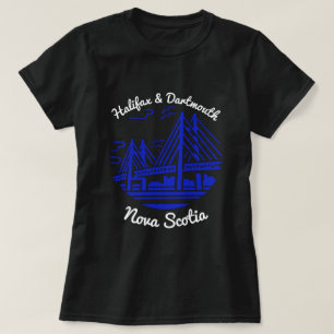 Halifax e Dartmouth Nova Scotia T-Shirt