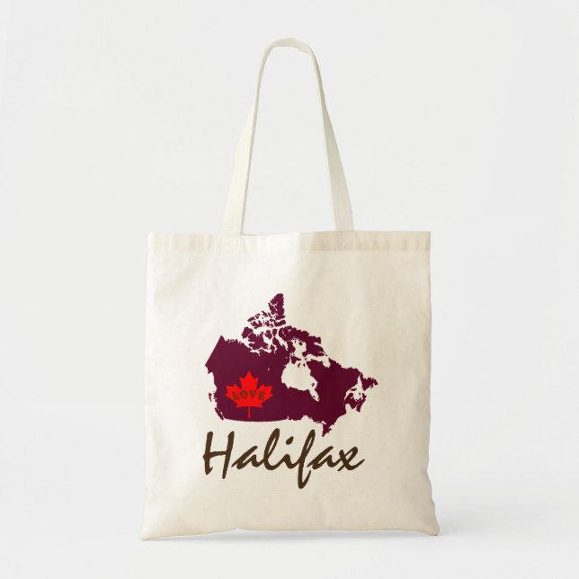 Halifax Nova Scotia Personalizar bolsa da provínci (Frente)