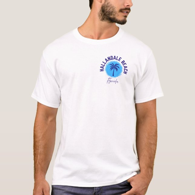 Hallandale Beach Florida T-Shirt (Frente)