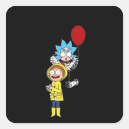 halloween adesivo Rick and Morty