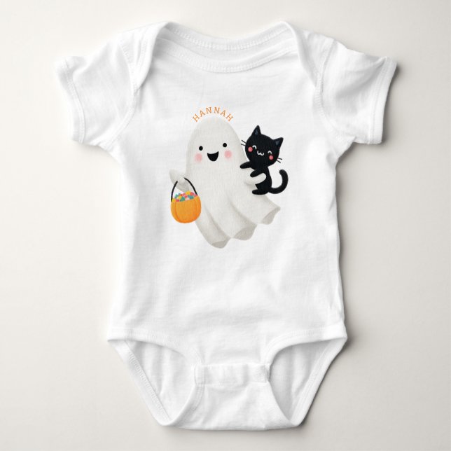 Halloween Baby T-Shirt (Frente)