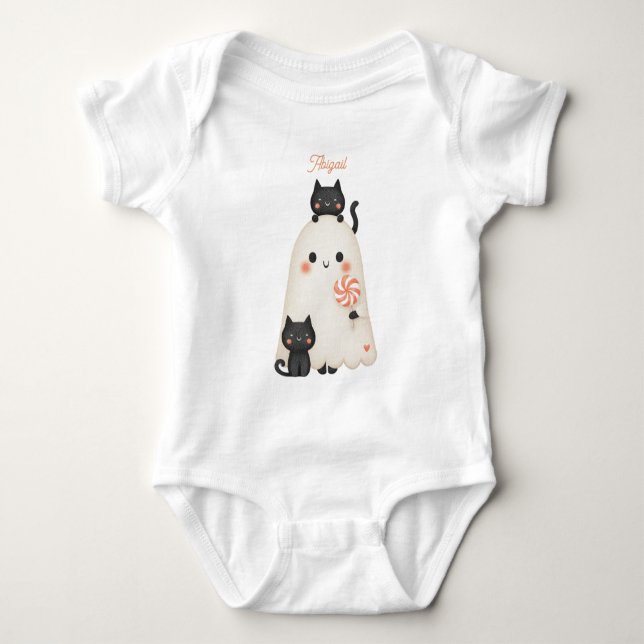 Halloween Baby T-Shirt (Frente)