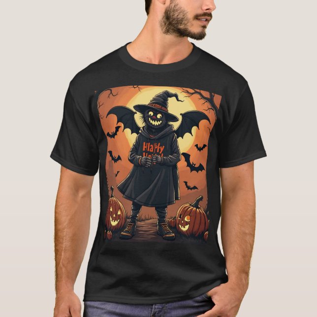 Halloween Bat T-Shirt (Frente)
