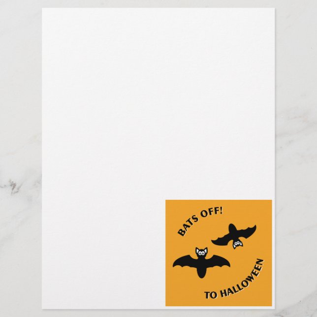 Halloween Bats Orange (Frente)