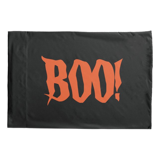 Halloween BOO! Capa de Travesseiro (Verso)