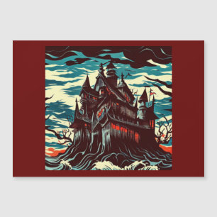 Halloween - Castelo Assombrado Woodcut 4