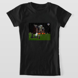 Halloween Com Camiseta De Meninas Amigas