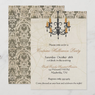 Halloween - Convite Spooky Chandelier