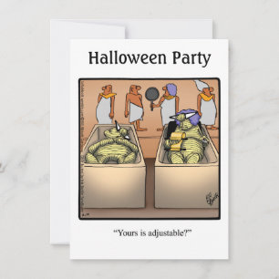 Halloween Convites de festas Humorísticos Para O