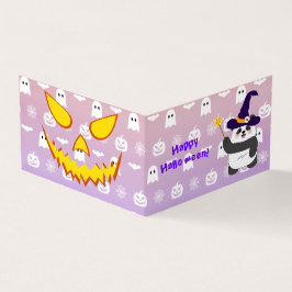 Halloween Cute Baby Panda Witic Wand