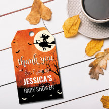 Halloween De Hocus Pocus Obrigado Etiqueta Favoráv