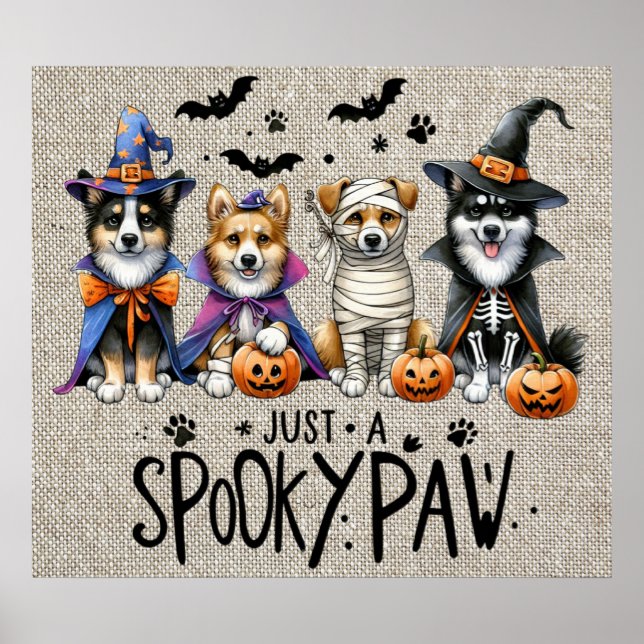 Halloween Dogs Poster (Frente)