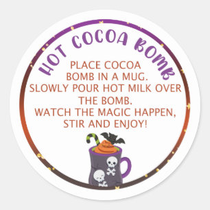 HALLOWEEN: Etiquetas de bombas de cacau, HALLOWEEN