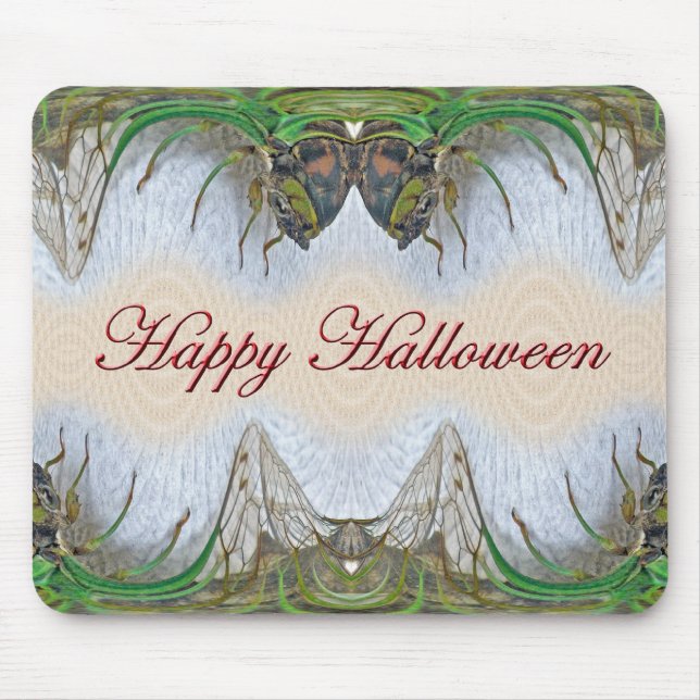 Halloween Fantasmagorical Cicada Items Mousepad (Frente)