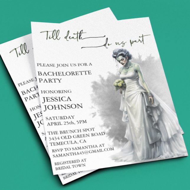 Halloween Frankenstein Bride Bachelorette (Criador carregado)