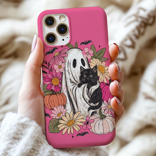 Halloween Ghost Cat iPhone / iPad case (Criador carregado)