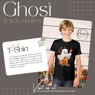 Halloween Ghost e Jack-o-lanterno Youth T-Shirt