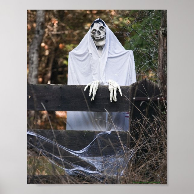 Halloween Ghost - Impressão de arte (Frente)
