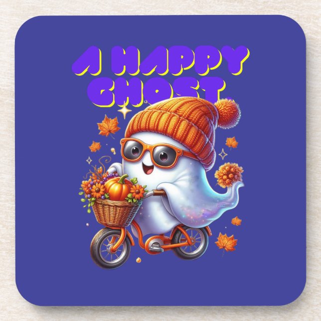 Halloween Ghost milk Tea Porta copos (Frente)