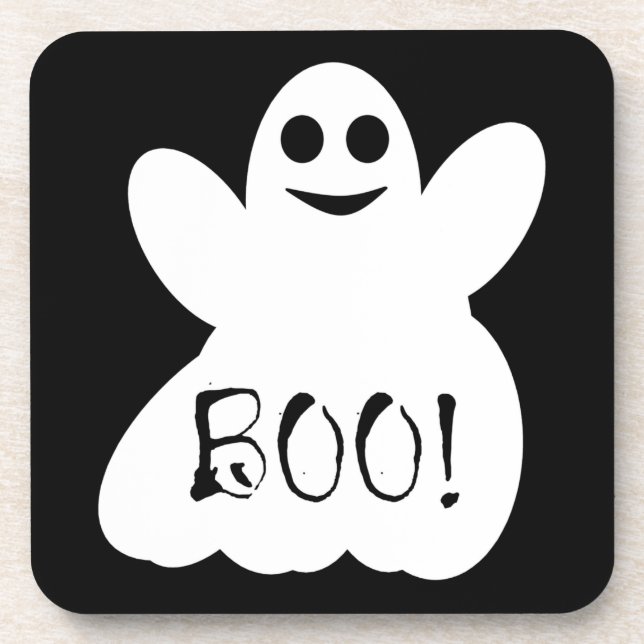 Halloween Ghost Porta copos (Frente)