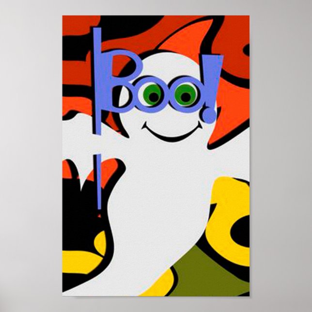 Halloween Ghost Poster (Frente)