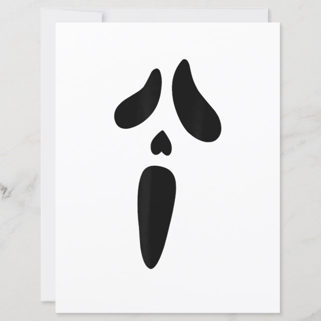 Halloween Ghost Scary Face Holiday (Frente)