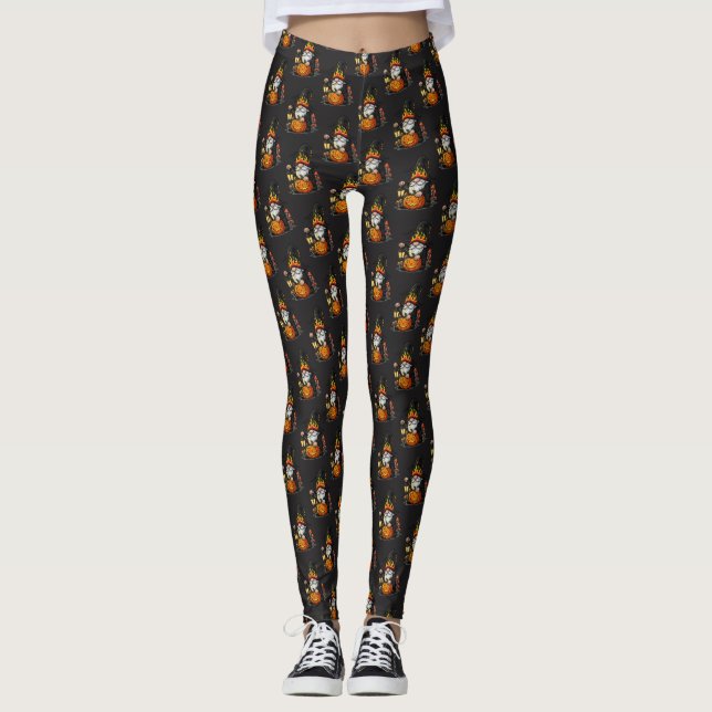 Halloween Gnome Leggings (Frente)