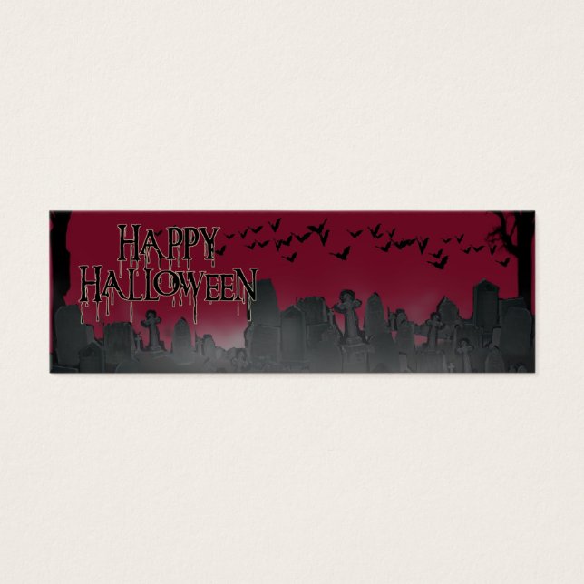 Halloween Graveyard Scene Silhouette (Frente)