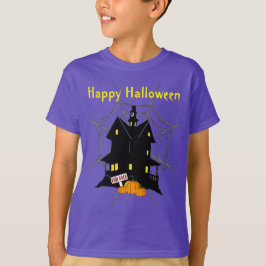 Halloween Haunted House Para Venda De T-Shirt De C