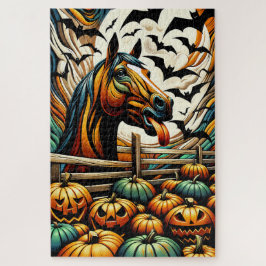 Halloween Horse 1000 Piece Quebra-cabeça