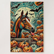 Halloween Horse 1000 Piece Quebra-cabeça
