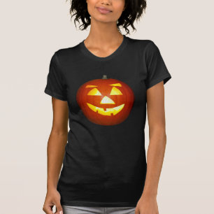 Halloween Jack o Lanterna Pumpkin Camiseta feminin