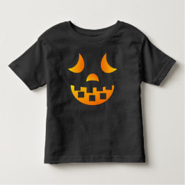 Halloween Jack-o-lanterno Face Toddler T-shirt