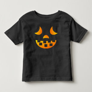Halloween Jack-o-lanterno Face Toddler T-shirt