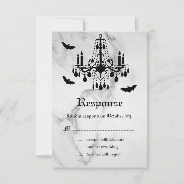 Halloween Marble RSVP (Frente)